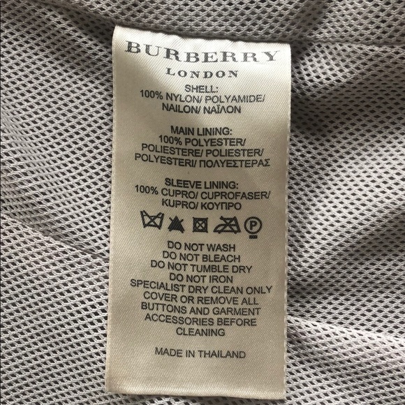 Burberry London Trench Coat SW1Y 4BL Size 2 - Picture 4 of 6